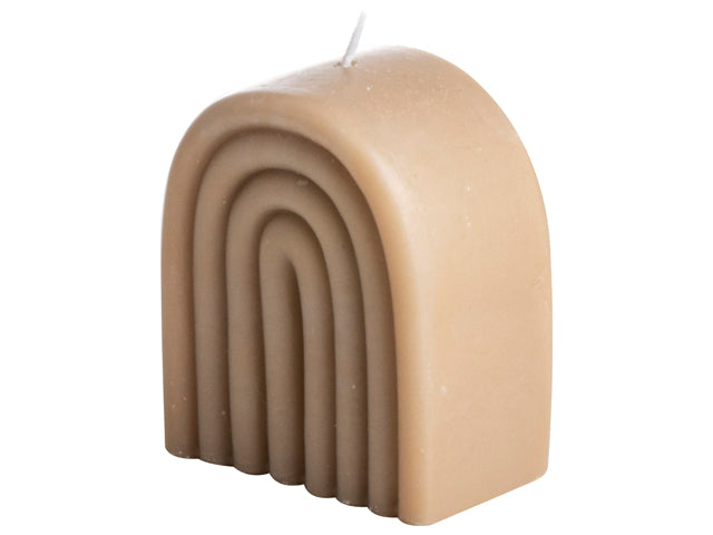 Figuurkaars Regenboog Taupe