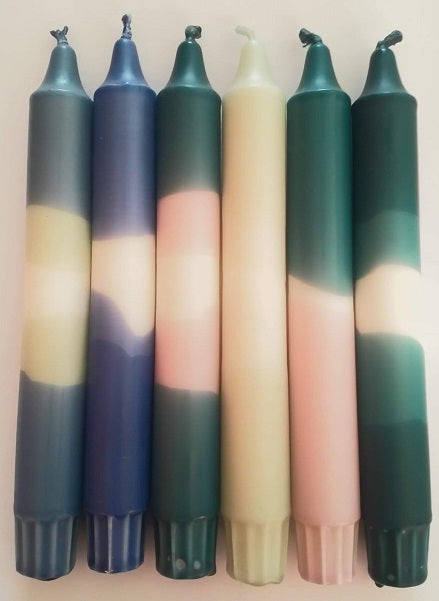 Dip Dye kaars - Forest set