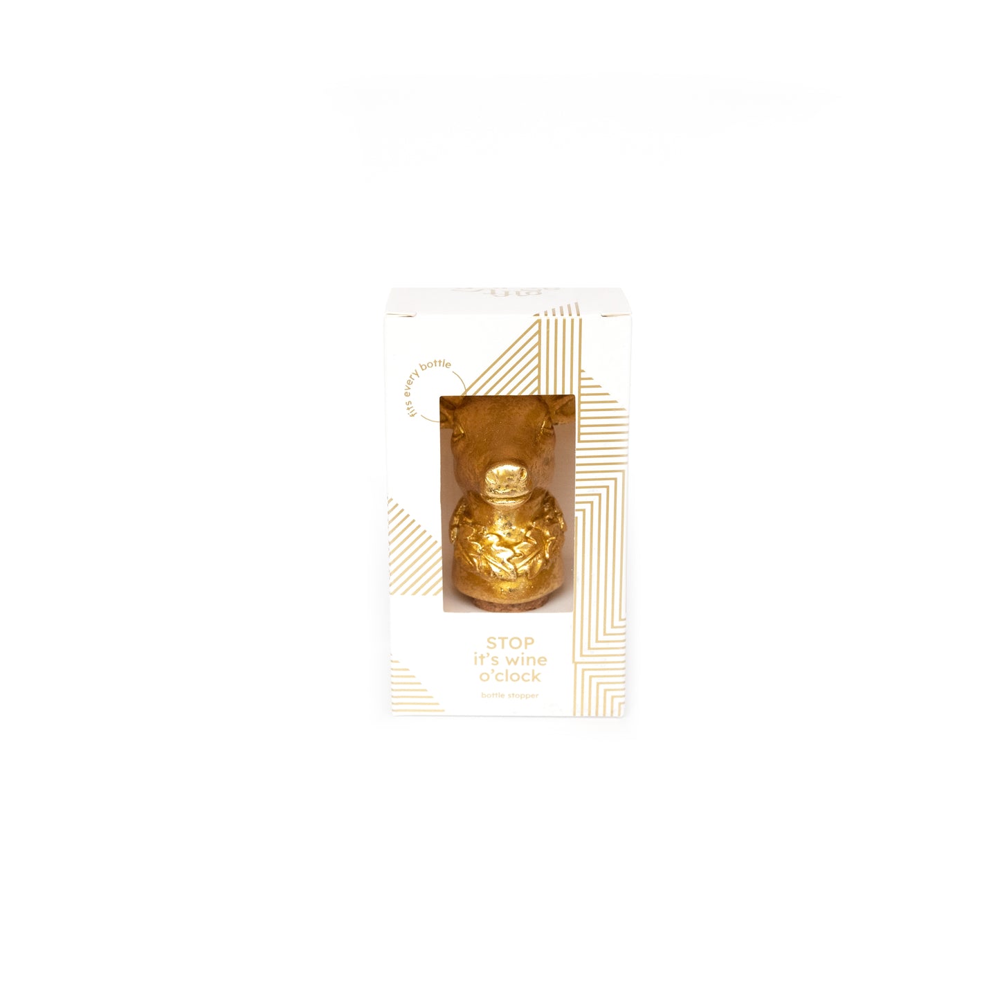 Wijnstopper Hert - Goud