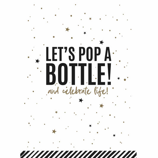 Kaart - Let's pop a bottle