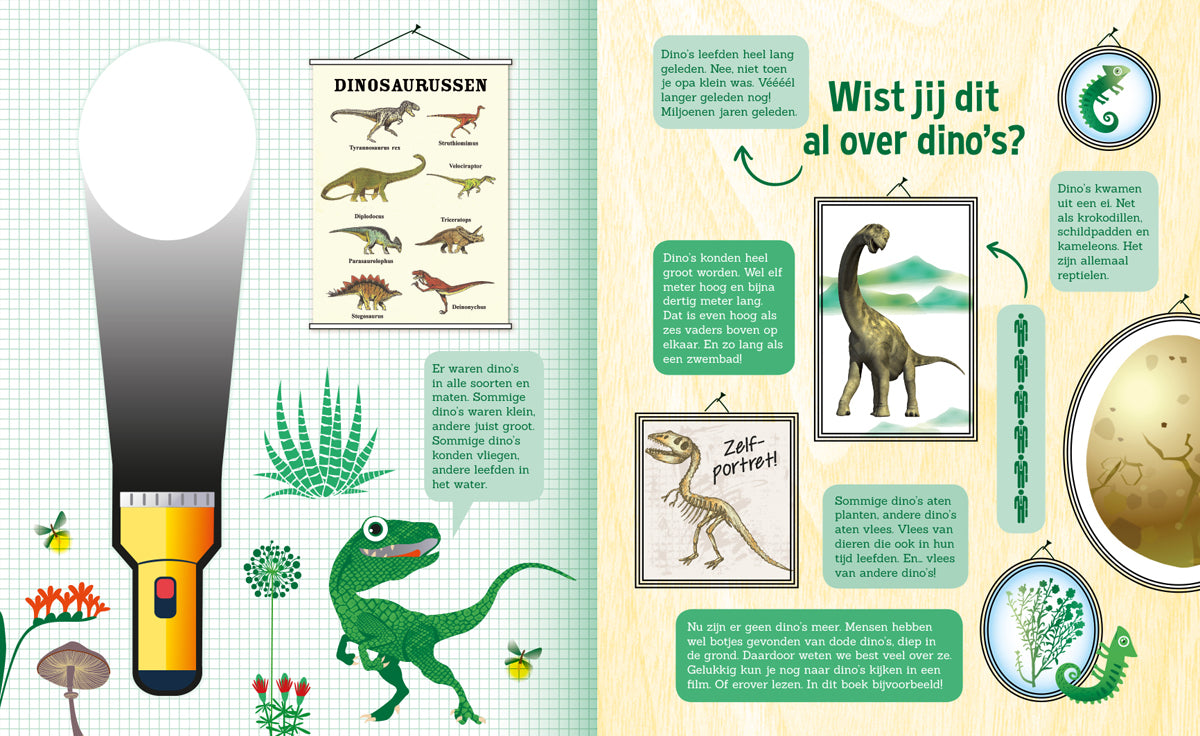 Kinderboek - Speuren in het Dinobos